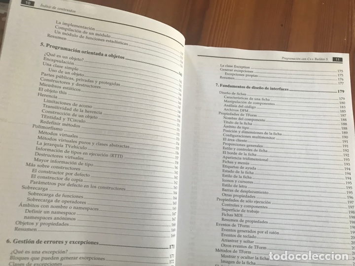 Libros de segunda mano de ciencias: Programaci&oacute;n con C ++ Builder 5. Incluye CD. Francisco Charte. Anaya. Como nuevo - Foto 7