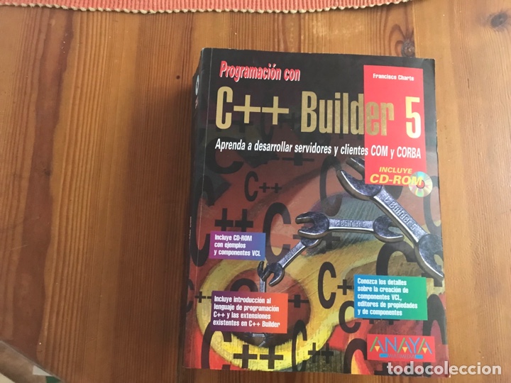 Libros de segunda mano de ciencias: Programaci&oacute;n con C ++ Builder 5. Incluye CD. Francisco Charte. Anaya. Como nuevo - Foto 1
