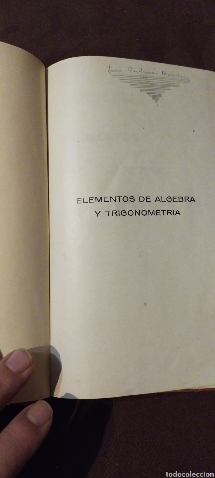 Libros de segunda mano de ciencias: Elementos de &aacute;lgebra y trigonometr&iacute;a - Foto 3