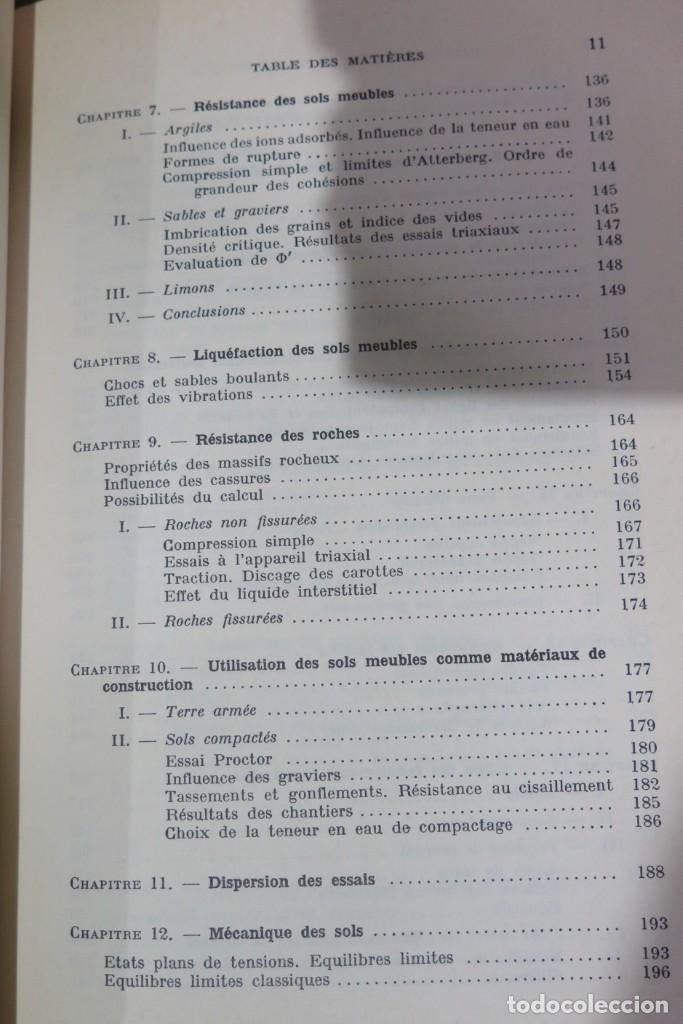 Libros de segunda mano de ciencias: INTRODUCTION A LA GEOTCHNIQUE. CAMBERFORT - Foto 4