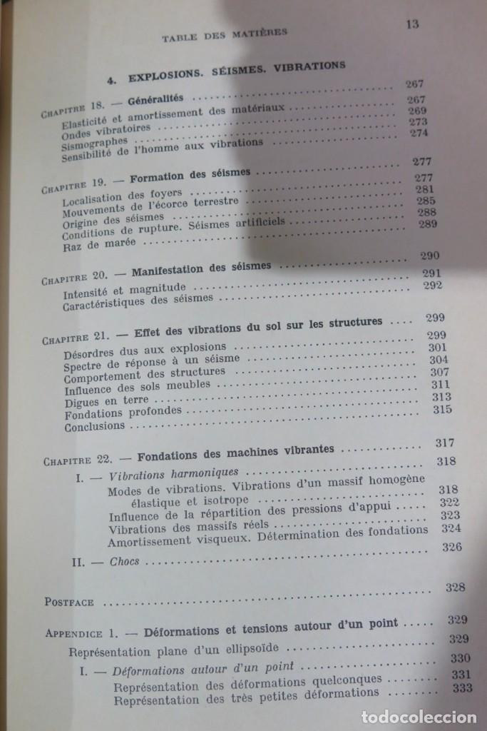 Libros de segunda mano de ciencias: INTRODUCTION A LA GEOTCHNIQUE. CAMBERFORT - Foto 6
