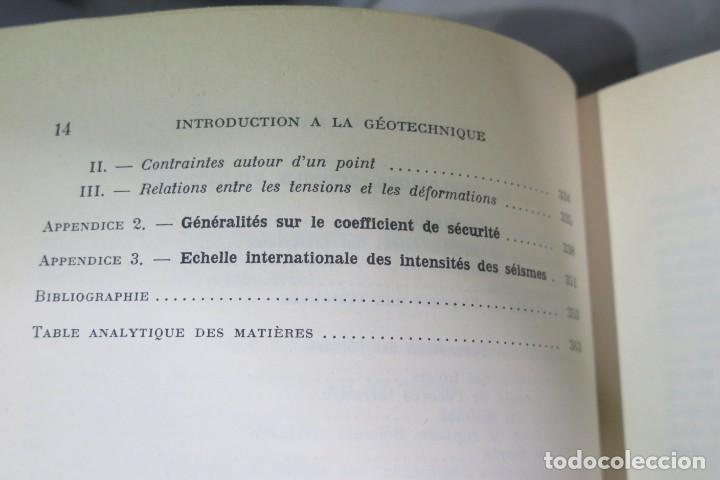 Libros de segunda mano de ciencias: INTRODUCTION A LA GEOTCHNIQUE. CAMBERFORT - Foto 7