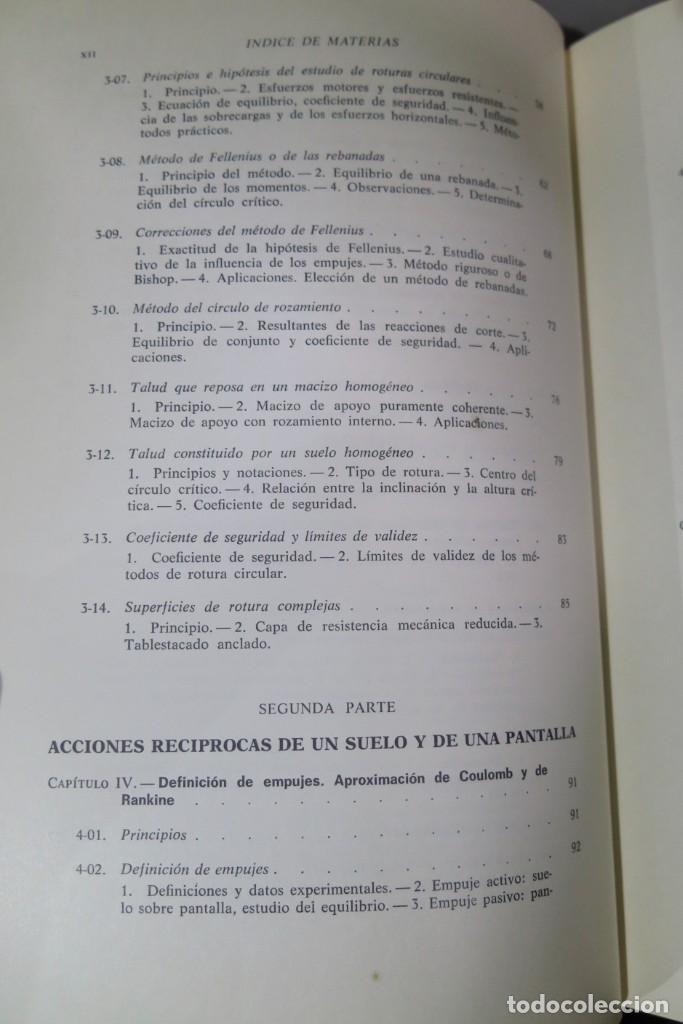 Libros de segunda mano de ciencias: Fundamentos de Mecanica del Suelo Proyectos de Muros y Cimentaciones. GRAUX - Foto 5