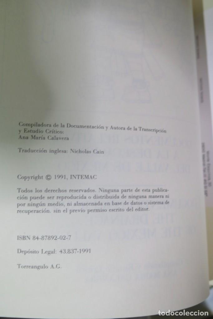 Libros de segunda mano: Documentos relativos a la desecaci&oacute;n del valle de M&eacute;xico - Foto 2