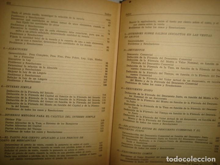 Libros de segunda mano de ciencias: 32- MATEM&Aacute;TICAS MERCANTILES - MIGUEL A. MIRANDA - Foto 6