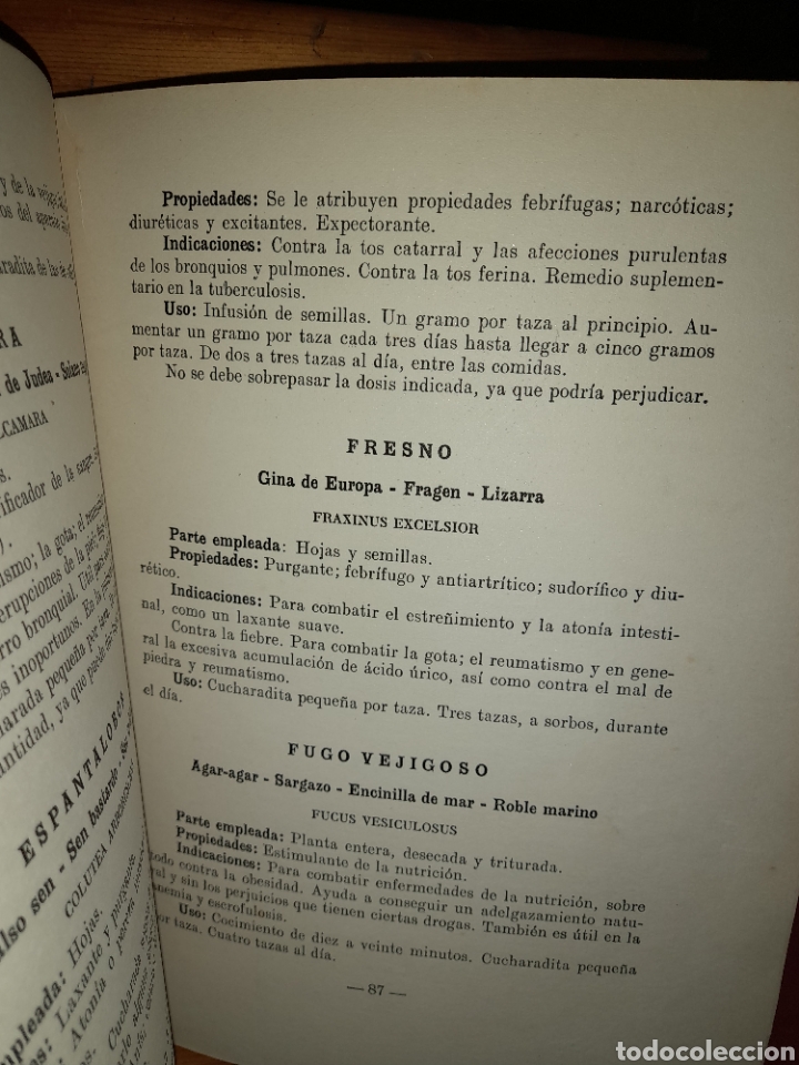 Libros de segunda mano: PLANTAS MEDICINALES DR.VANDER 1958 - Foto 16
