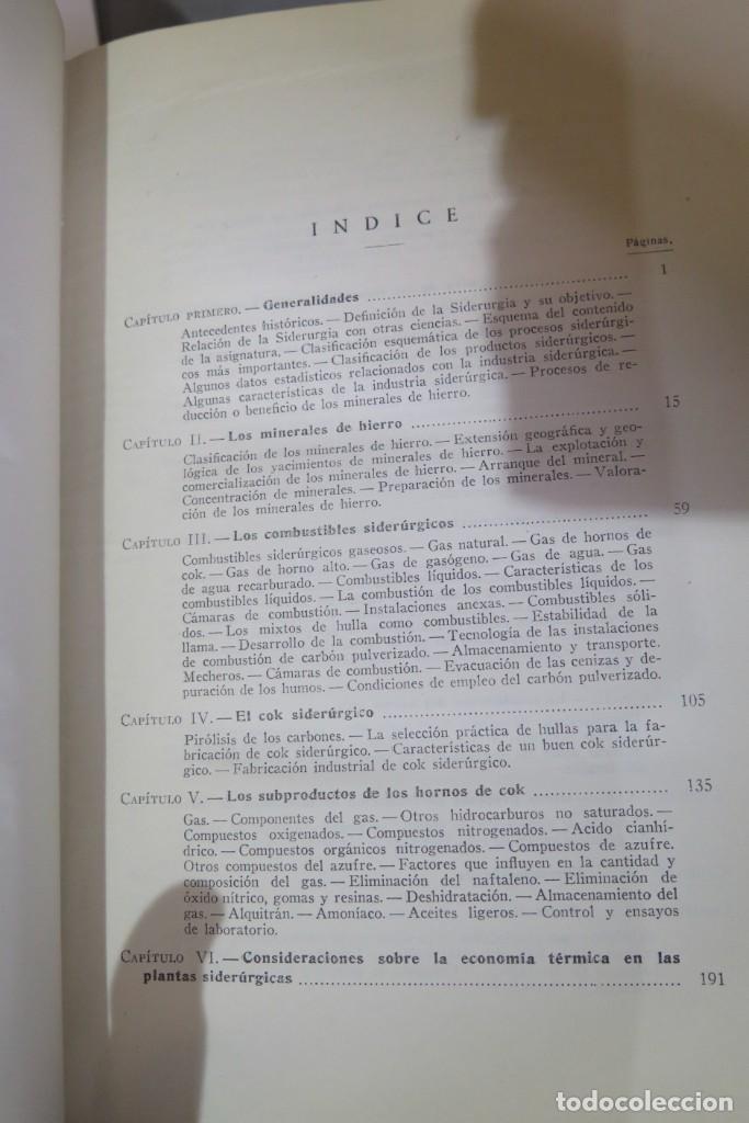Libros de segunda mano: SIERURGIA. ARANGUREN. A. MALLOL - Foto 3
