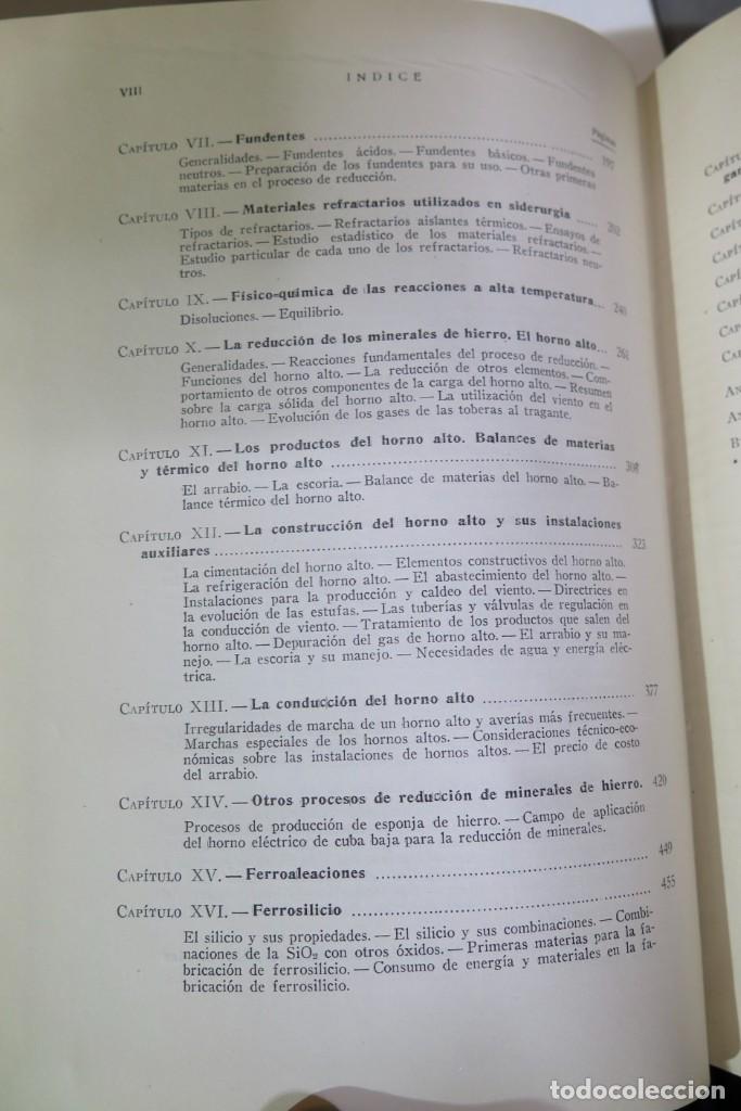 Libros de segunda mano: SIERURGIA. ARANGUREN. A. MALLOL - Foto 4