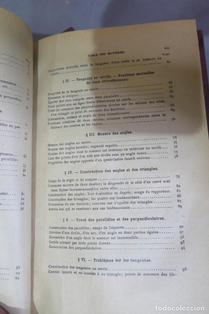 Libros de segunda mano de ciencias: Trait&eacute; de G&eacute;om&eacute;trie. ROUCHE. COMBEROUSSE. 2 TOMOS - Foto 5