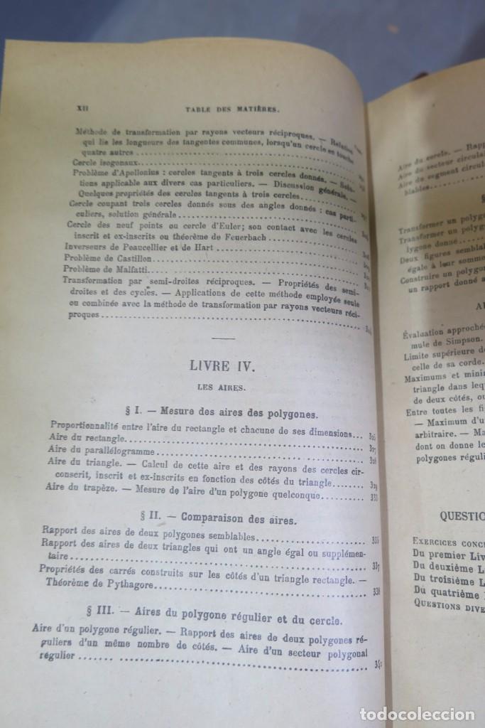 Libros de segunda mano de ciencias: Trait&eacute; de G&eacute;om&eacute;trie. ROUCHE. COMBEROUSSE. 2 TOMOS - Foto 10