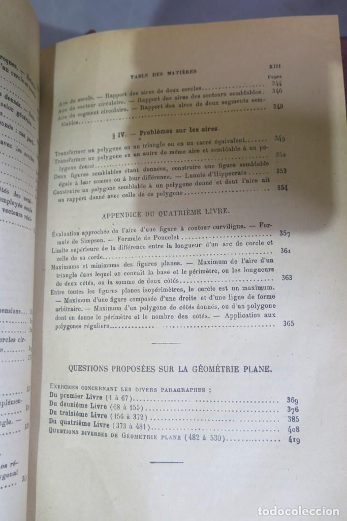Libros de segunda mano de ciencias: Trait&eacute; de G&eacute;om&eacute;trie. ROUCHE. COMBEROUSSE. 2 TOMOS - Foto 11