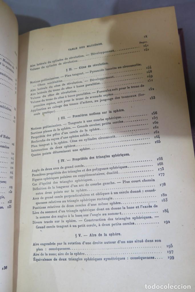 Libros de segunda mano de ciencias: Trait&eacute; de G&eacute;om&eacute;trie. ROUCHE. COMBEROUSSE. 2 TOMOS - Foto 16