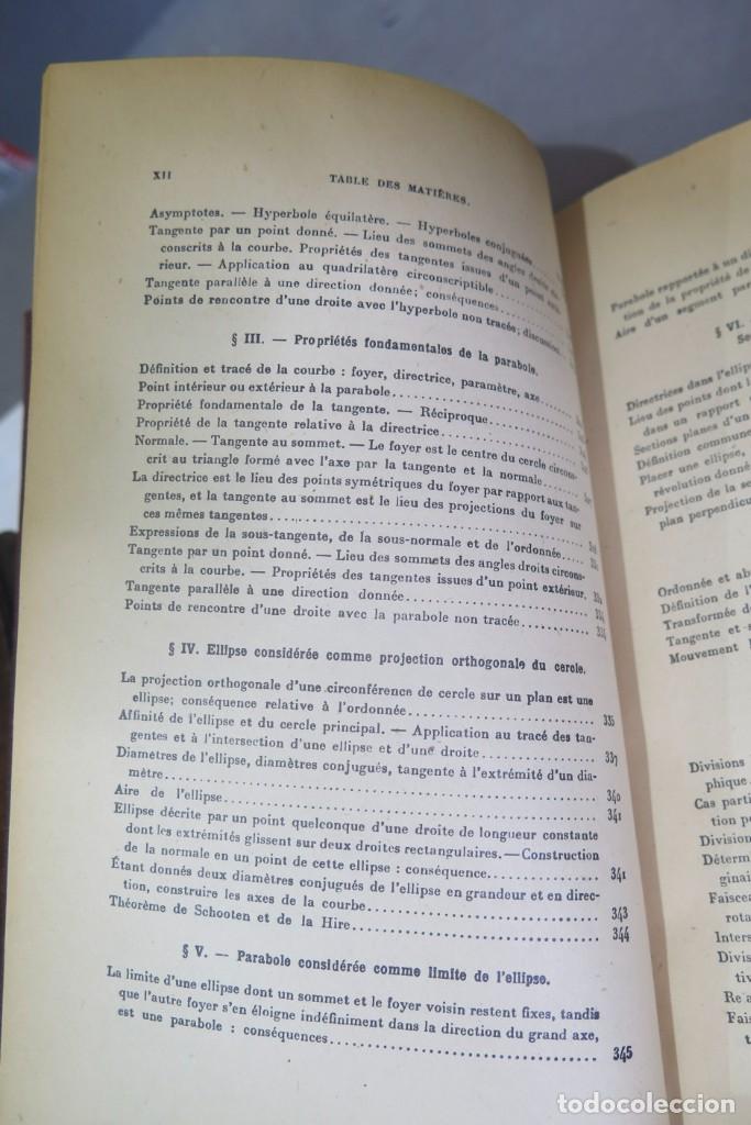 Libros de segunda mano de ciencias: Trait&eacute; de G&eacute;om&eacute;trie. ROUCHE. COMBEROUSSE. 2 TOMOS - Foto 19