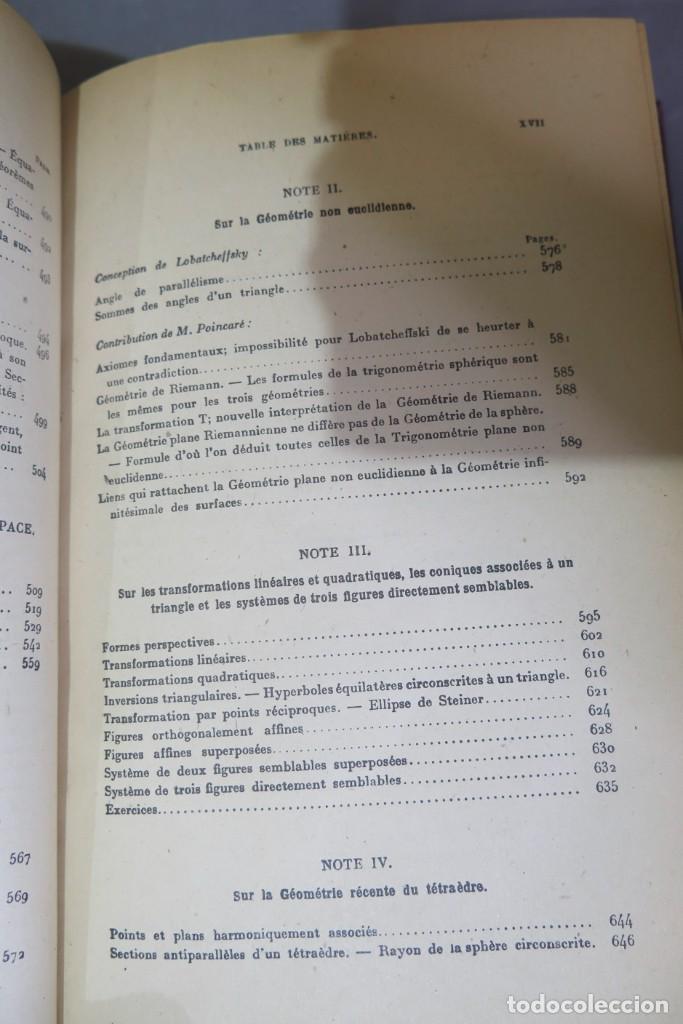 Libros de segunda mano de ciencias: Trait&eacute; de G&eacute;om&eacute;trie. ROUCHE. COMBEROUSSE. 2 TOMOS - Foto 24