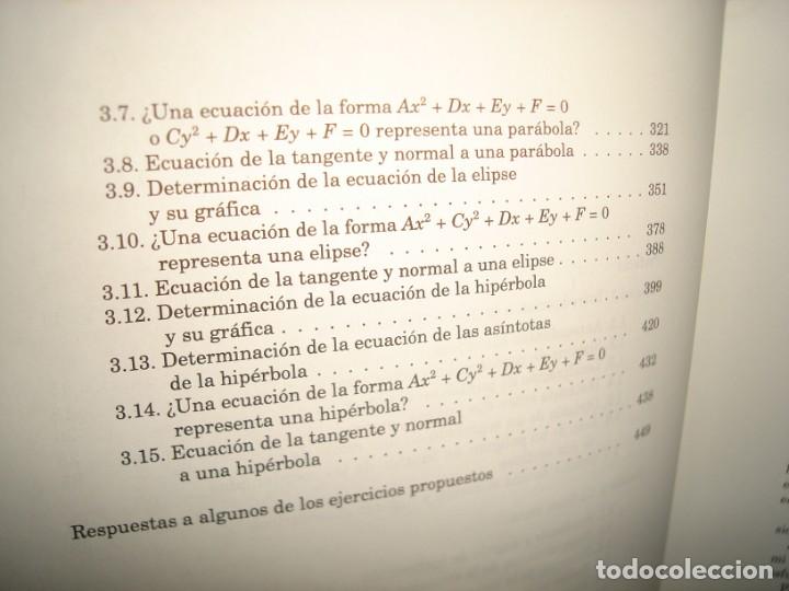 Libros de segunda mano de ciencias: 38- GEOMETR&Iacute;A ANAL&Iacute;TICA. MATEM&Aacute;TICAS - SEP, SEIT - Foto 5