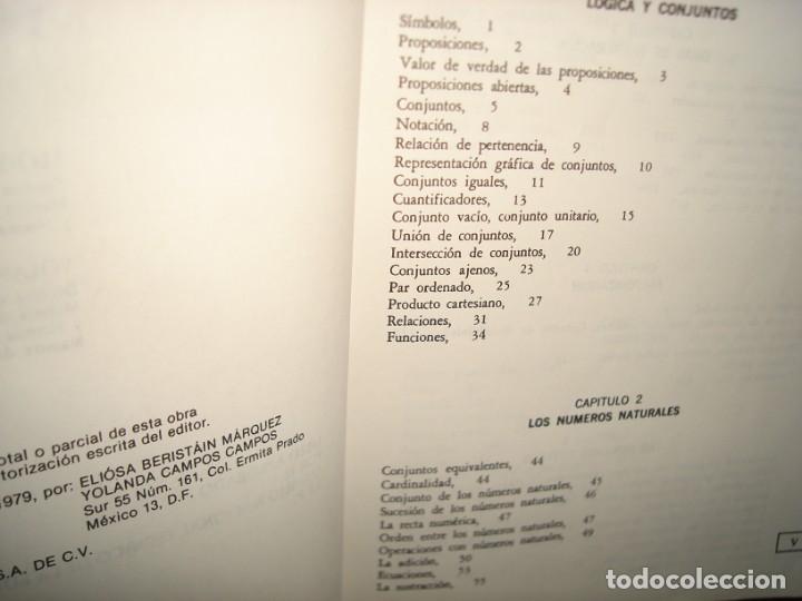 Libros de segunda mano de ciencias: 39- MATEM&Aacute;TICAS. PRIMER CURSO - ELOISA BERISTAIN - Foto 3