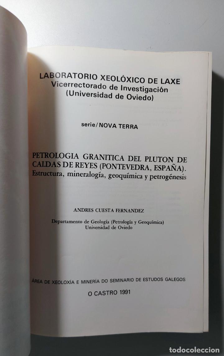 Libros de segunda mano: Petrolog&iacute;a Gran&iacute;tica del pluton de Caldas de Reis - Foto 3