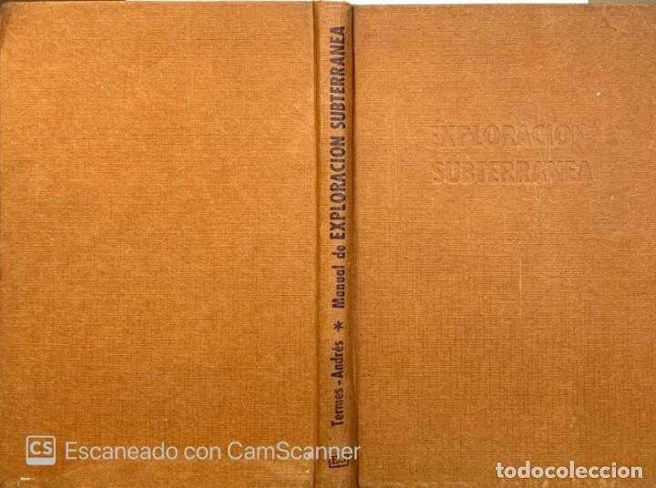 Libros de segunda mano: MANUAL DE EXPLORACION SUBTERRANEA - Foto 1