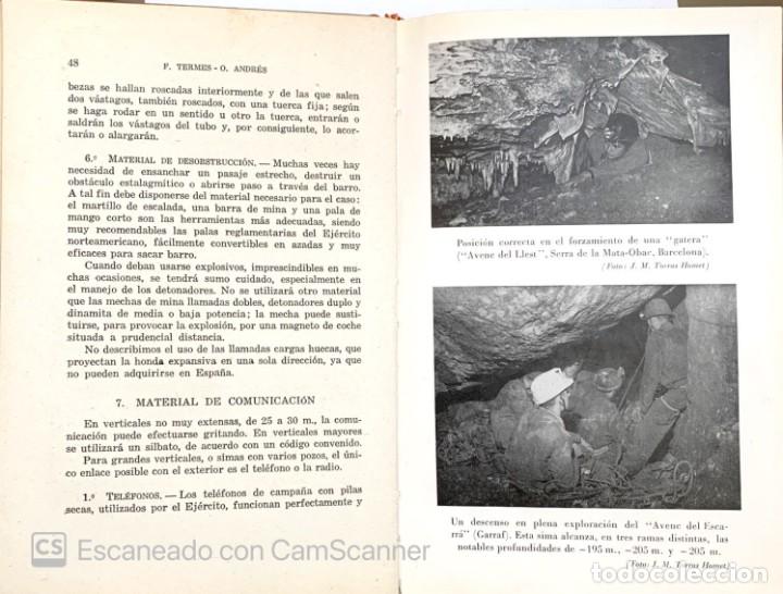 Libros de segunda mano: MANUAL DE EXPLORACION SUBTERRANEA - Foto 3