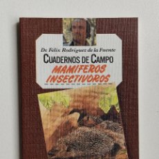 Libros de segunda mano: CUADERNO DE CAMPO 58 FELIX RODRIGUEZ DE LA FUENTE 1991 EDITORIAL ARTEL ARBOLES Y ARBUSTOS MARIN