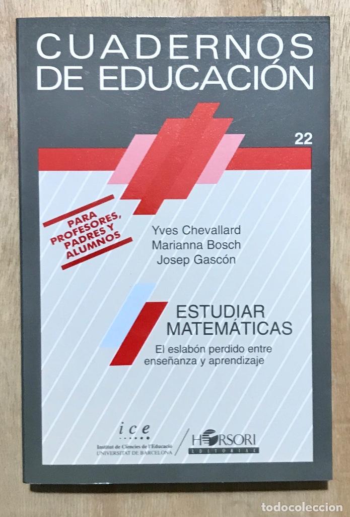 Libros de segunda mano de ciencias: ESTUDIAR MATEM&Aacute;TICAS. CUADERNOS DE EDUCACI&Oacute;N. N&ordm; 22. - Foto 1