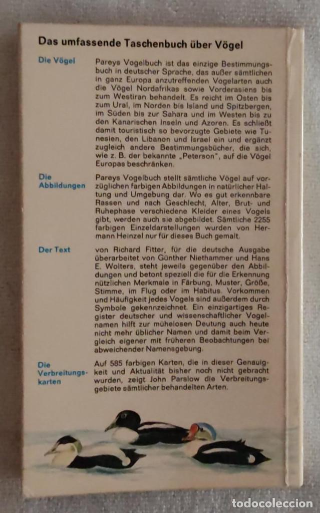 Libros de segunda mano: Pareys Vogelbuch,(Libro de p&aacute;jaros de Parey). - Foto 4