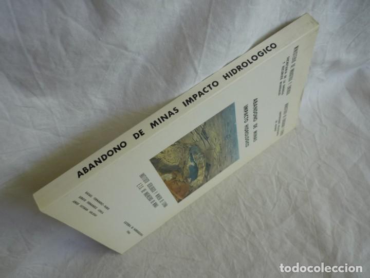 Libros de segunda mano: Abandono de minas, impacto hidrol&oacute;gico, 1986 - Foto 3
