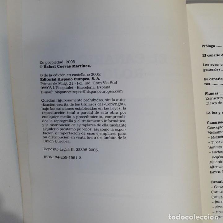 Libros de segunda mano: EL CANARIO ROJO RAFAEL CUEVAS MARTINEZ - Foto 4
