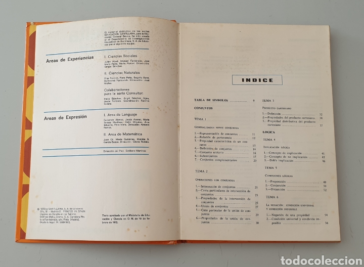 Libros de segunda mano de ciencias: LIBRO DE CONSULTA DELTA 4/5 MATEMATICA (Ediciones Santillana, 1972) Matematicas EGB - Foto 8