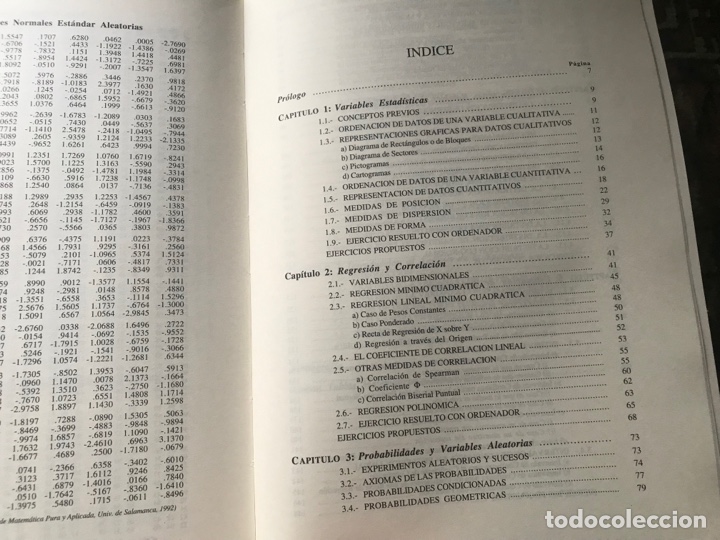 Libros de segunda mano de ciencias: Estad&iacute;stica b&aacute;sica. Ram&oacute;n Ardanuy. Hesp&eacute;rides - Foto 4