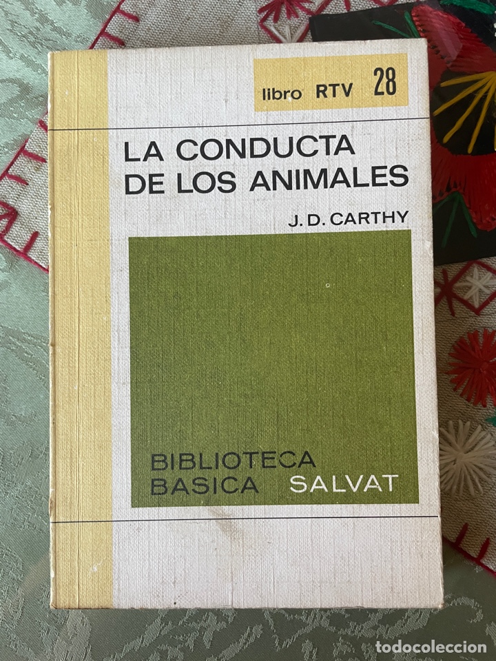Libros de segunda mano: La conducta de los animales - J D Carthy - Foto 1