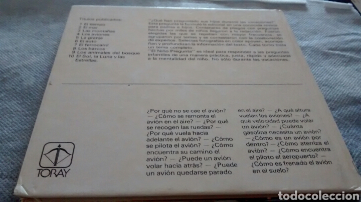 Libros de segunda mano de ciencias: LOS AVIONES. EL NI&Ntilde;O PREGUNTA N&ordm;4 (TORAY) - Foto 2