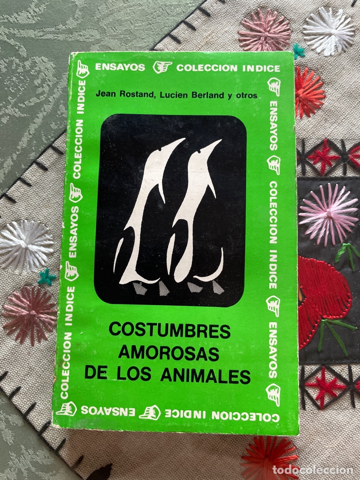 Libros de segunda mano: Costumbres amorosas de los animales (jean Rostand) - Foto 1