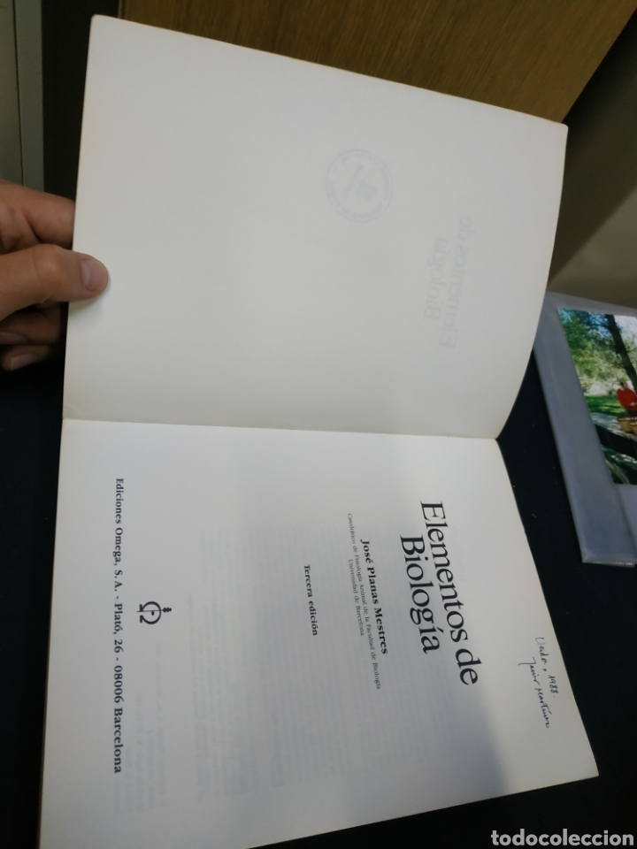 Libros de segunda mano: ELEMENTOS DE BIOLOG&Iacute;A - Foto 5