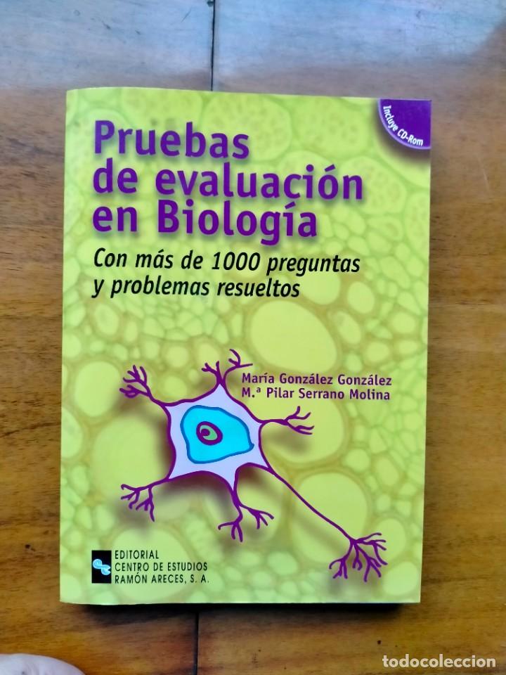 Libros de segunda mano: Pruebas de evaluaci&oacute;n en biolog&iacute;a. Con CD. &Uacute;nico!! - Foto 1