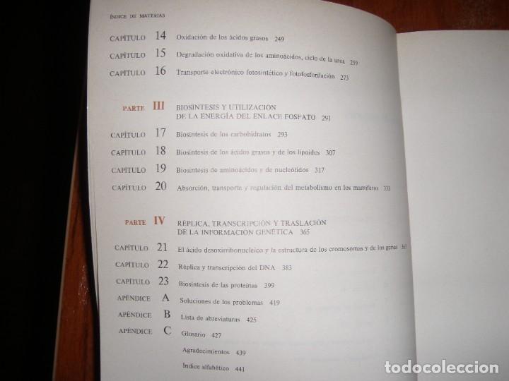 Libros de segunda mano de ciencias: CURSO BREVE DE BIOQUIMICA - Foto 11