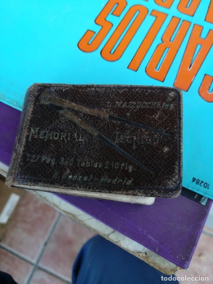 Libros de segunda mano de ciencias: Memorial t&eacute;cnico Mazzocchi Dossat Madrid - Foto 1