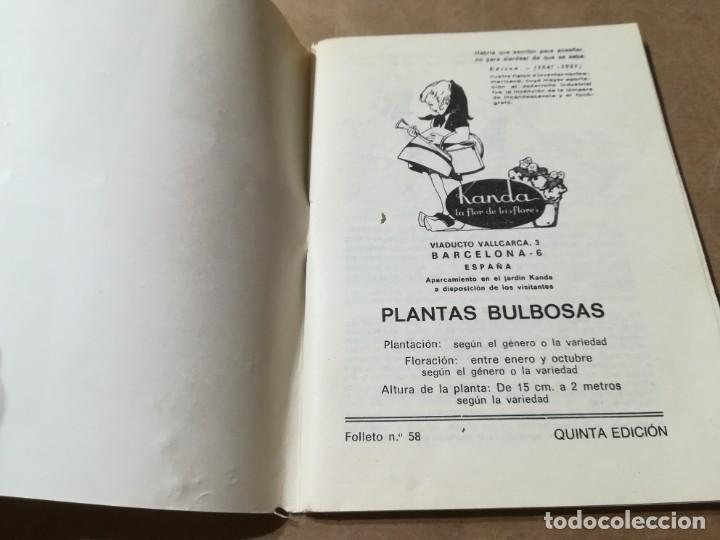 Libros de segunda mano: PLANTAS BULBOSAS / AQ602 / 58 KANDA - Foto 4