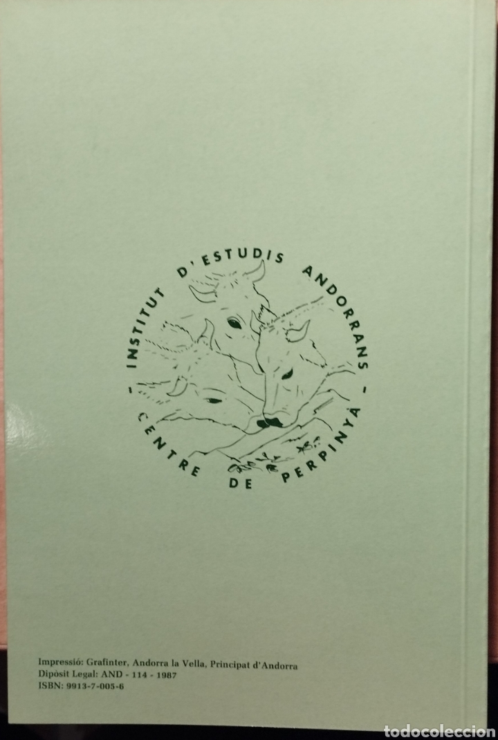 Libros de segunda mano: PRIMER HERBARI DE LA FLORA DANDORRA - 1987 - Foto 2