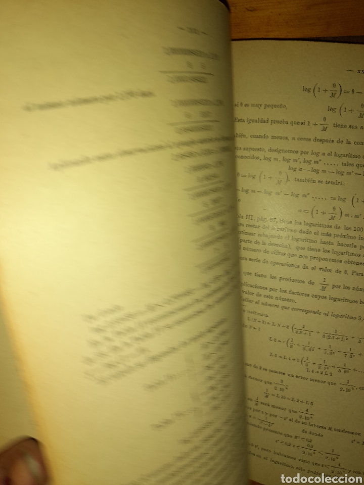 Libros de segunda mano de ciencias: TABLAS DE LOGARITMOS TRIGONOM&Eacute;TRICAS Y DE C&Aacute;LCULOS DE INTERESES 1932 E.S&Aacute;NCHEZ RAMOS NOVENA EDICI&Oacute; - Foto 13