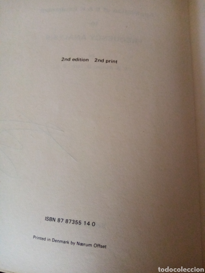Libros de segunda mano de ciencias: Application of B&K Equipment to Frequency analysis - Foto 5