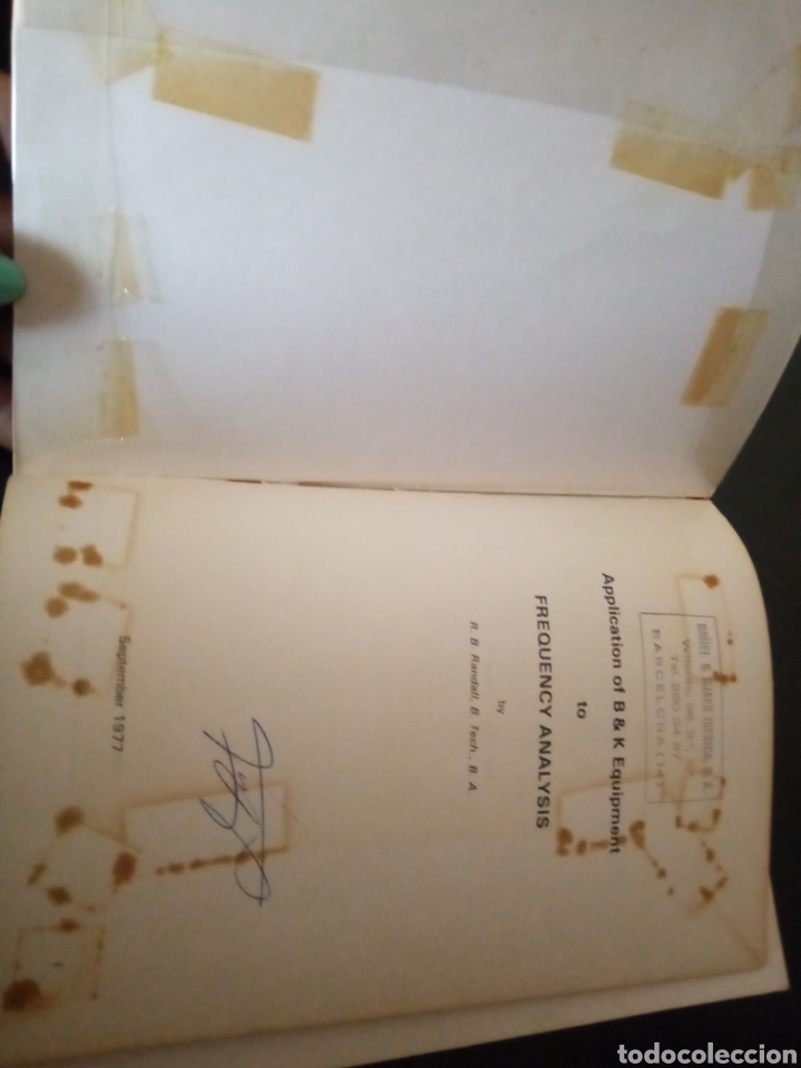 Libros de segunda mano de ciencias: Application of B&K Equipment to FREQUENCY ANALYSIS - Foto 3