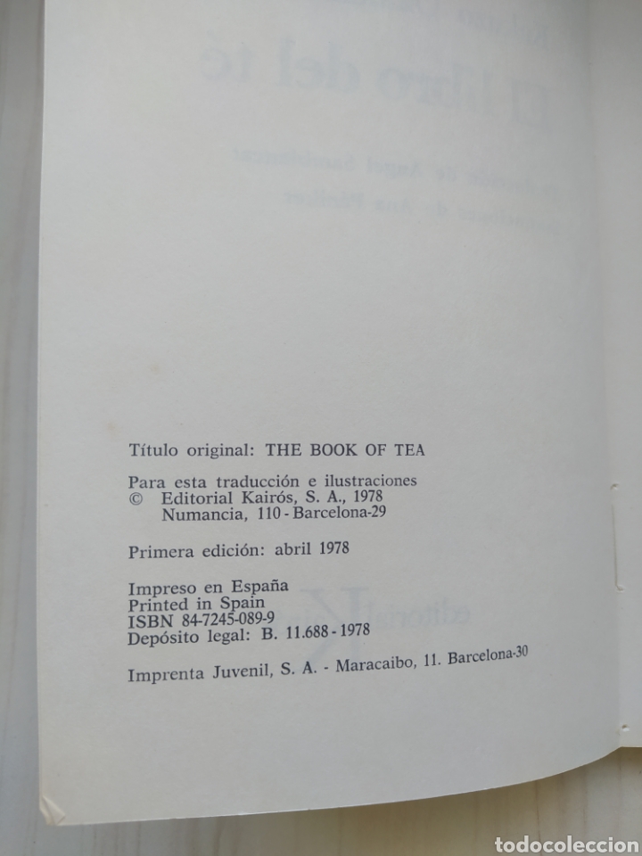 Libros de segunda mano: EL LIBRO DEL T&Eacute; - KAZUKO OKAKURA - Foto 3