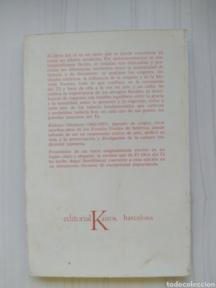 Libros de segunda mano: EL LIBRO DEL T&Eacute; - KAZUKO OKAKURA - Foto 4