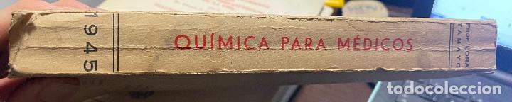 Libros de segunda mano de ciencias: QUIMICA PARA MEDICOS Manuel Lora Tamayo - Foto 2