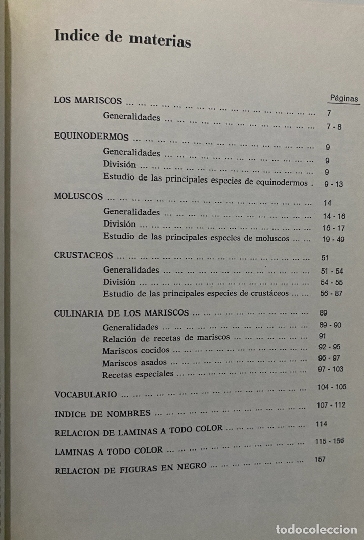 Libros de segunda mano: Los mariscos - LOTINA BENGURIA, Roberto - Foto 4
