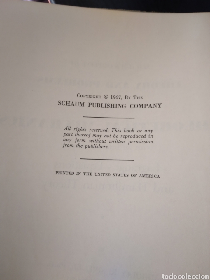 Libros de segunda mano de ciencias: Theory and problems of theoretical mechanics - Foto 5