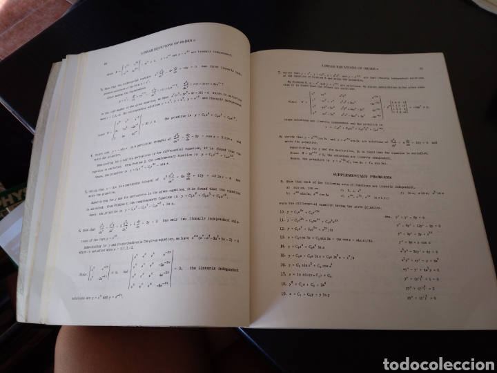 Libros de segunda mano de ciencias: Theory and problems of differential equations - Foto 6