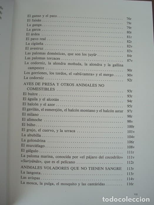 Libros de segunda mano: Libro estudio del Libro de las utilidades de los animales, c&oacute;dice &aacute;rabe, a&ntilde;o 1354 (con da&ntilde;os) - Foto 5