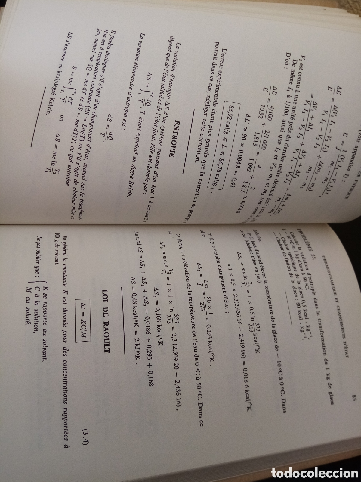 Libros de segunda mano de ciencias: Probl&egrave;mes de Physique. 1er cycle, 1re ann&eacute;e. Dunod universit&eacute; - Foto 6